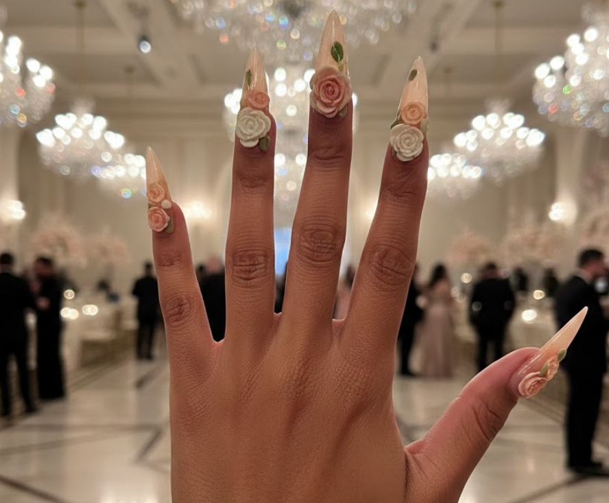 peony nails