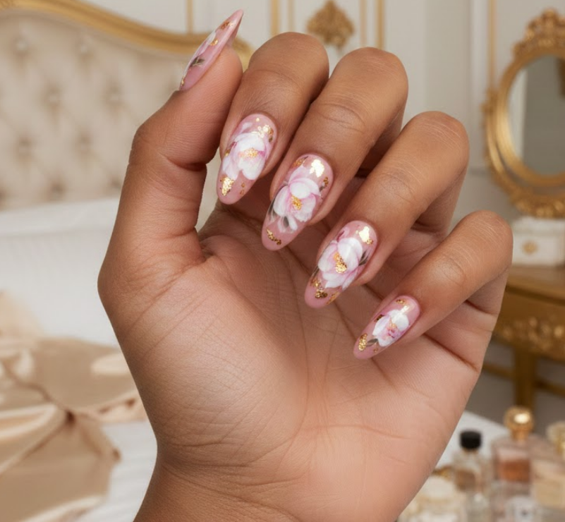 peony nails