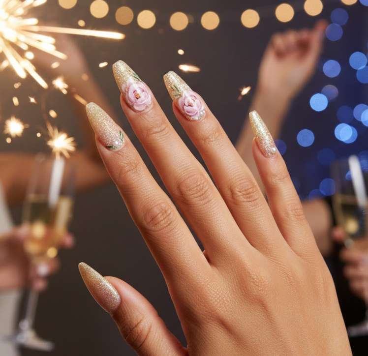 peony nails