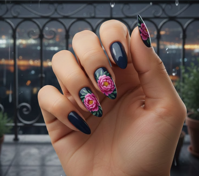peony nails