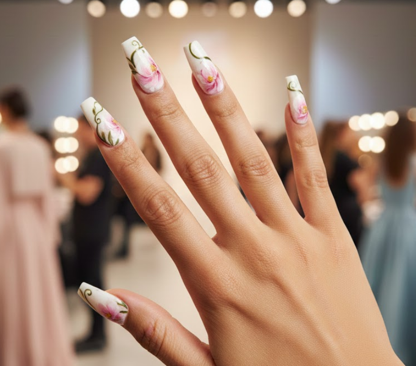peony nails