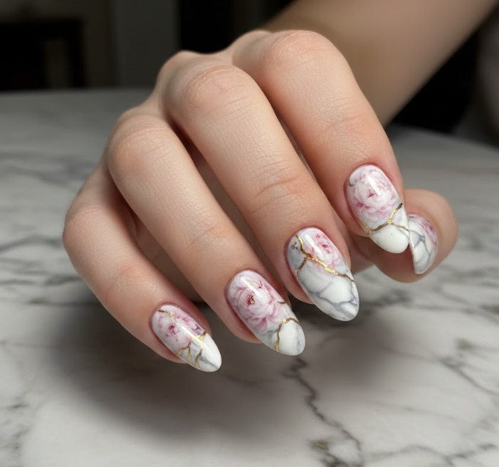 peony nails