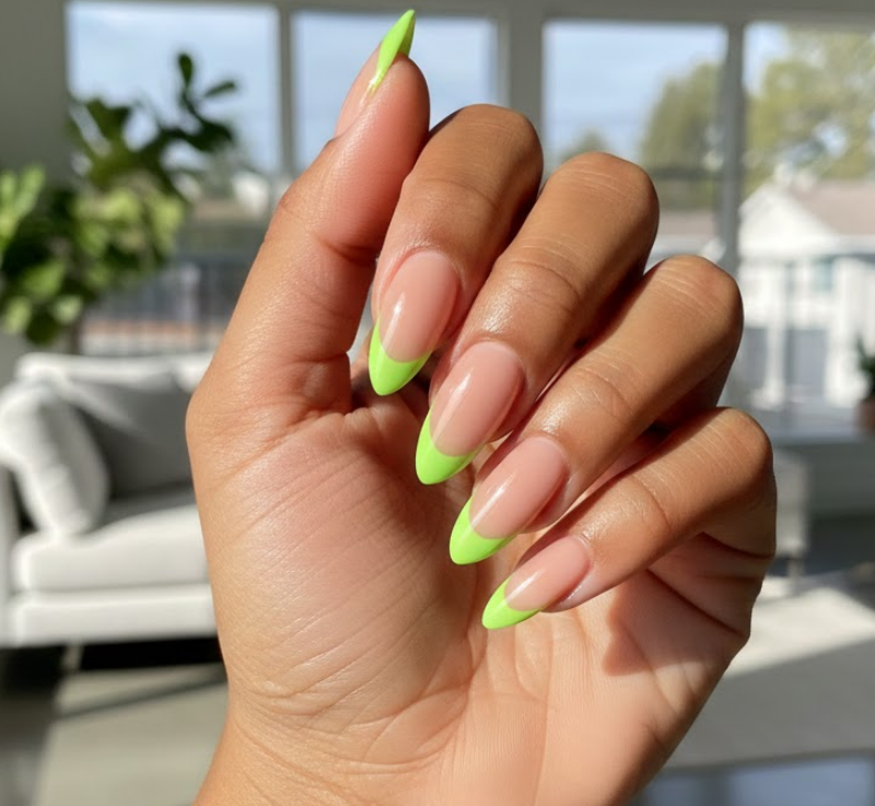 lime nails
