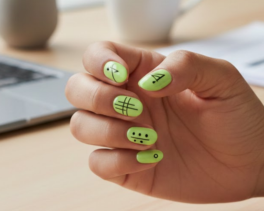lime nails