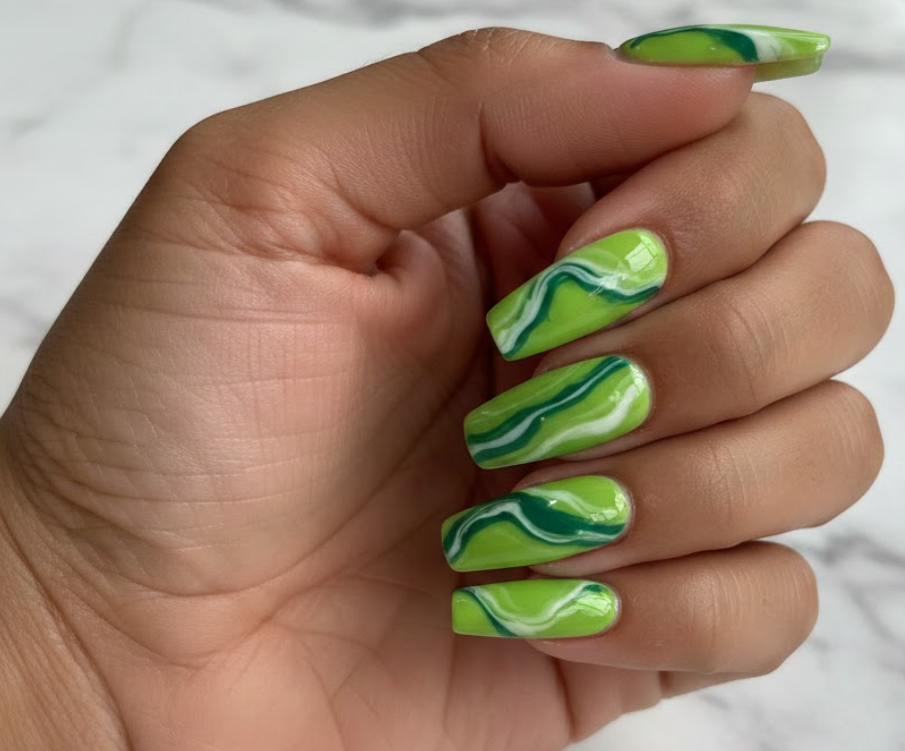 lime nails
