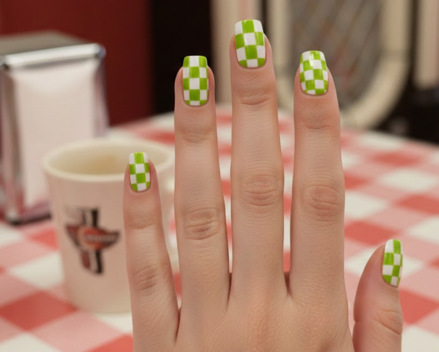lime nails