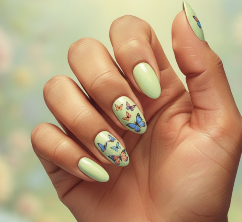 lime nails
