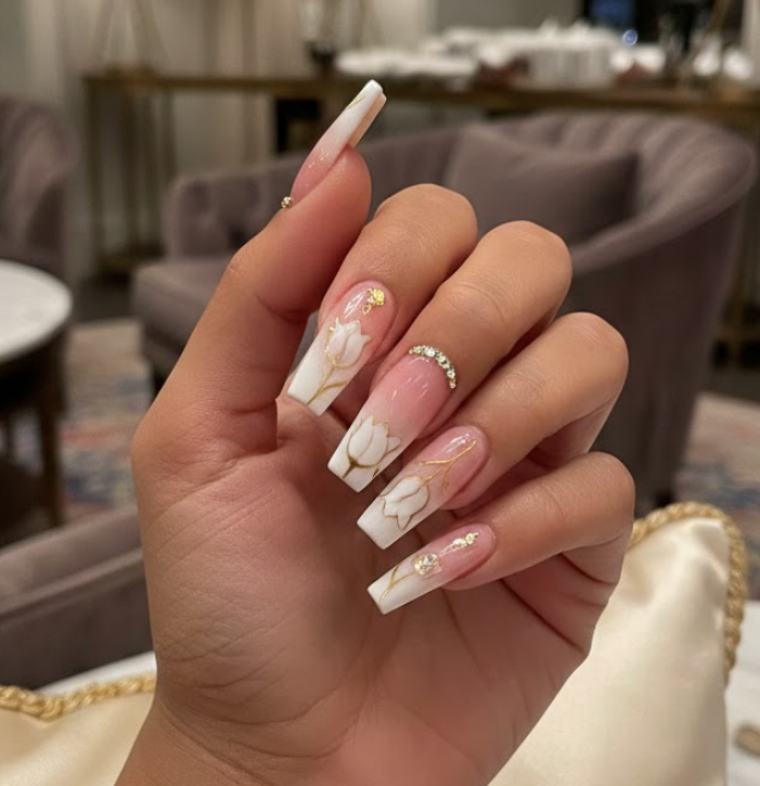 tulip nail designs
