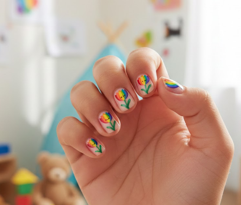 tulip nail designs
