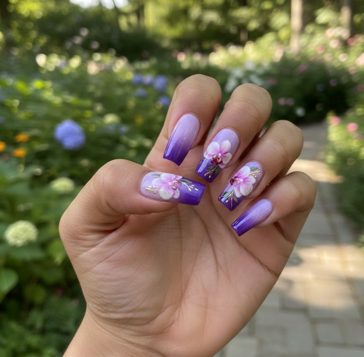 orchid nails