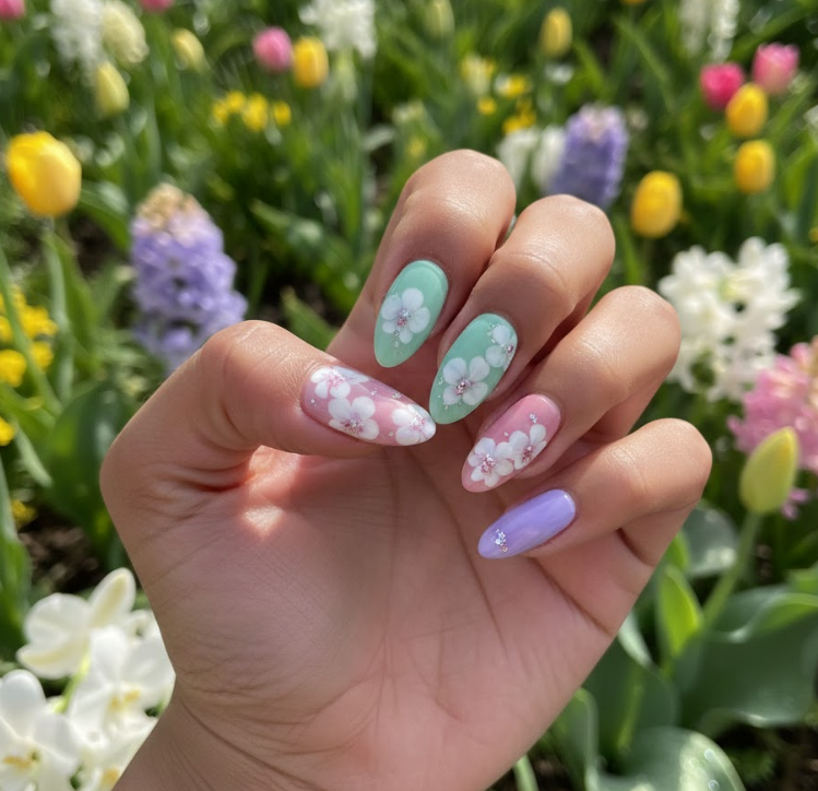 orchid nails