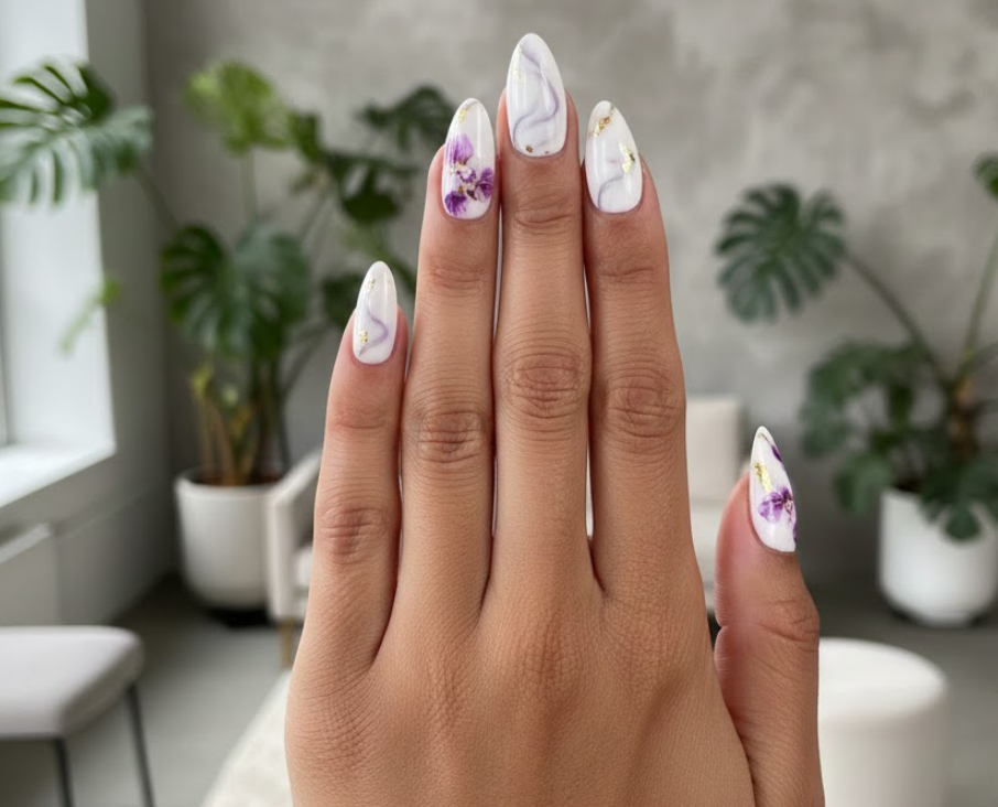 orchid nails