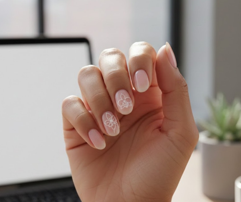 orchid nails