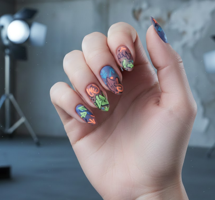graffiti nails