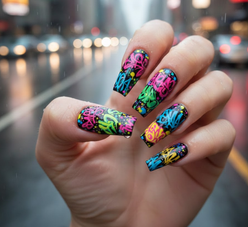 graffiti nails