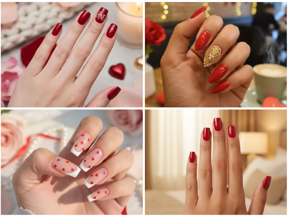 20 Eye-Catching Red Valentine's Nail Trends You’ll Want to Try Now