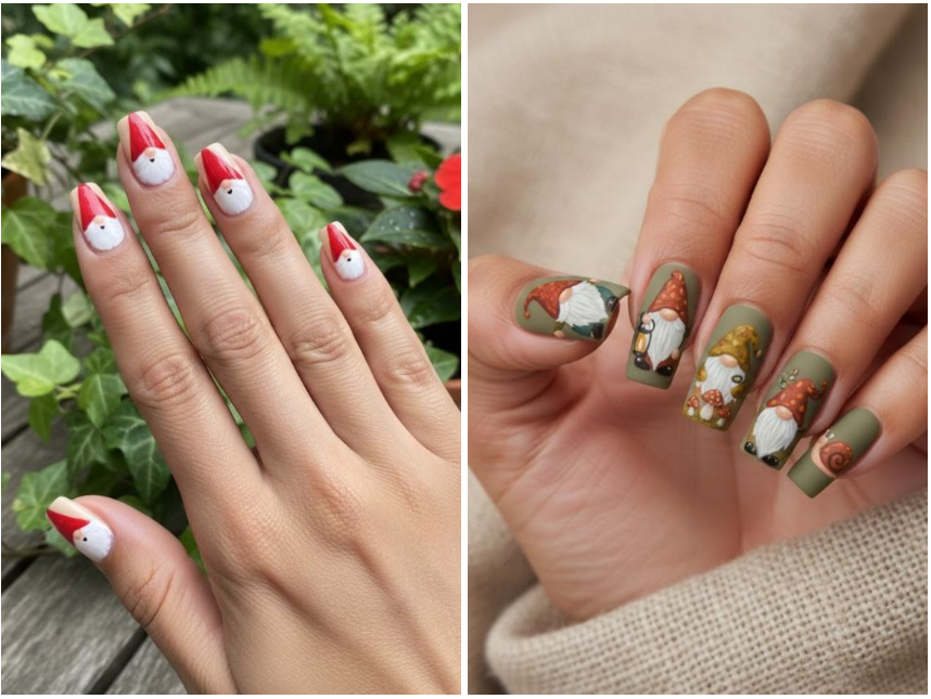 10 Eye-Catching Gnome Nail Trends You’ll Want to Try Now