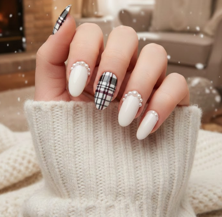 long christmas nails