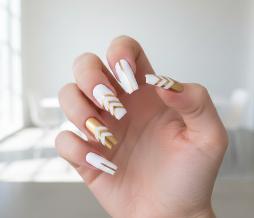 long christmas nails