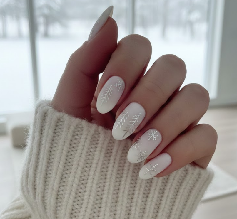 long christmas nails