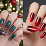 Fingertip Winter Sunsets: The Magic of Christmas Ombre Nails