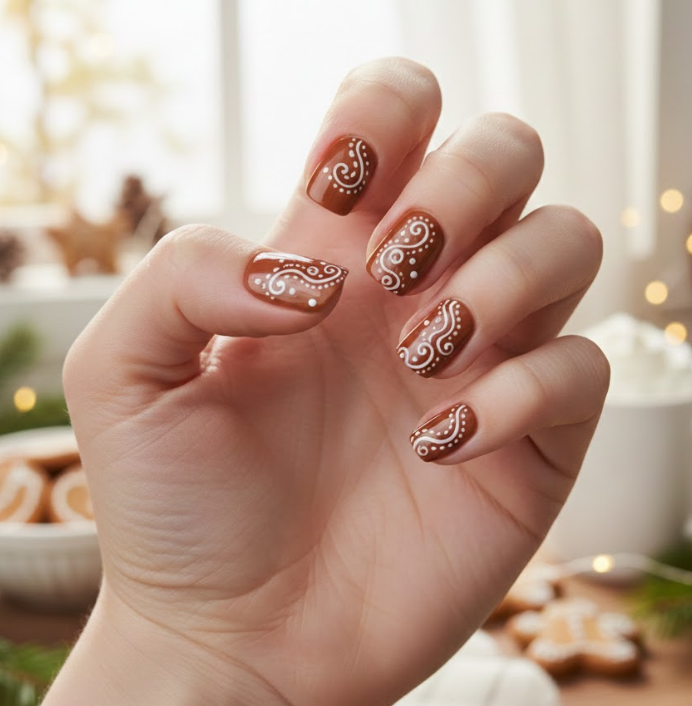 gingerbread nails