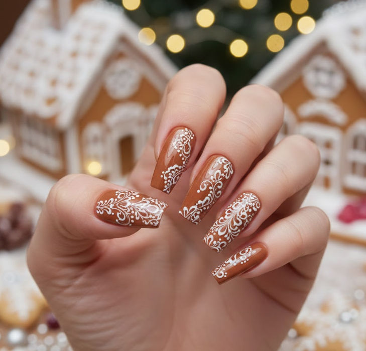 gingerbread nails