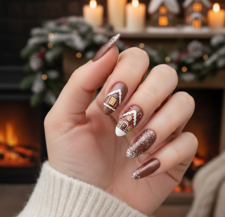 gingerbread nails