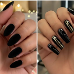 25 Powerful Black Birthday Nails for Your Special Day