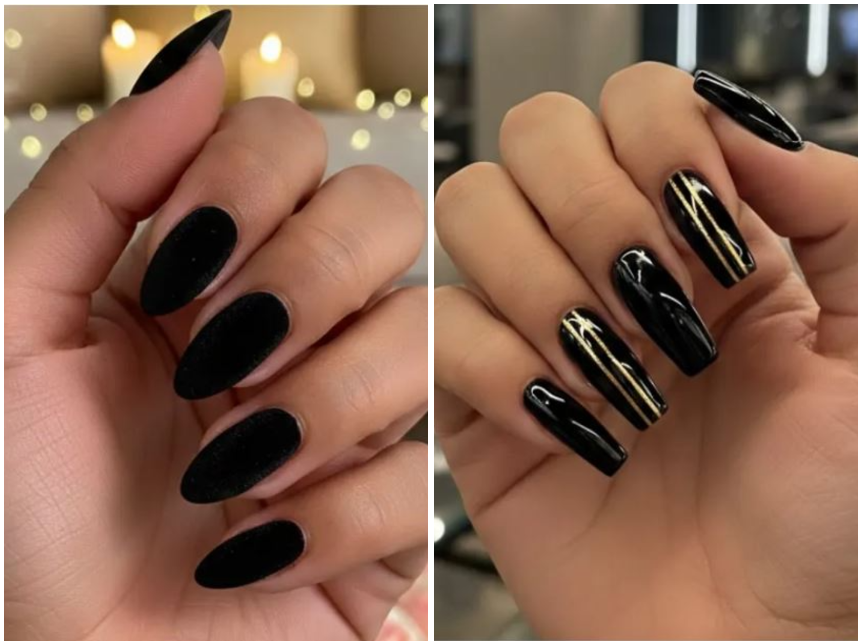 25 Powerful Black Birthday Nails for Your Special Day