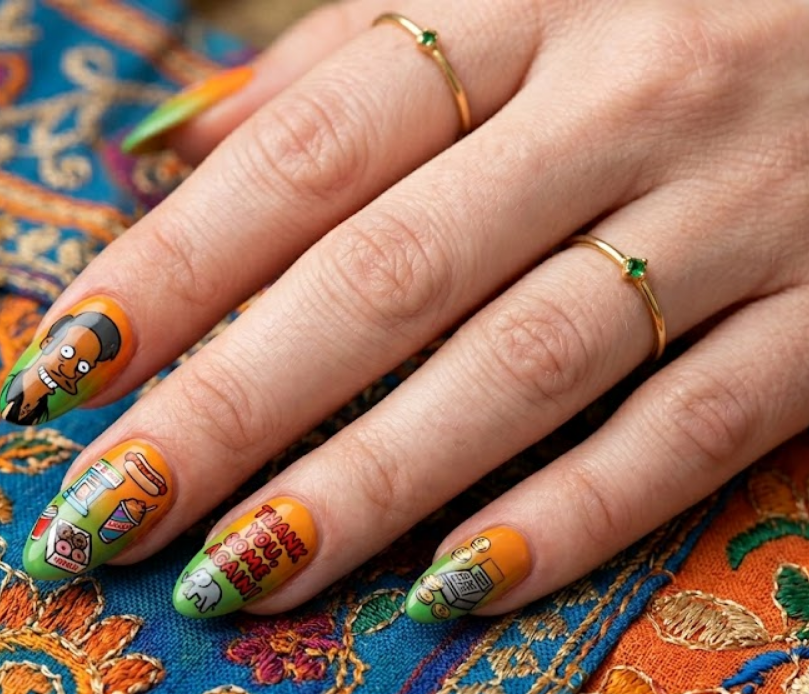 simpsons nails
