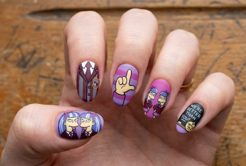simpsons nails