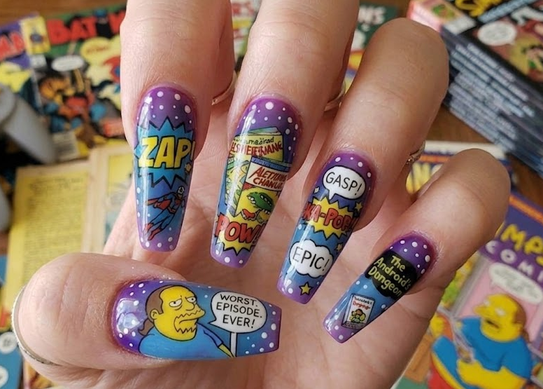 simpsons nails