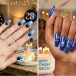 These 17 Blue Birthday Nails Serving Pure Queen Energy