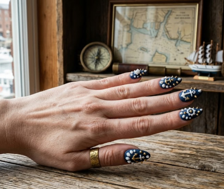 spongebob squarepants nails