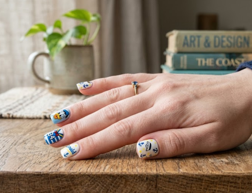 mickey mouse nails