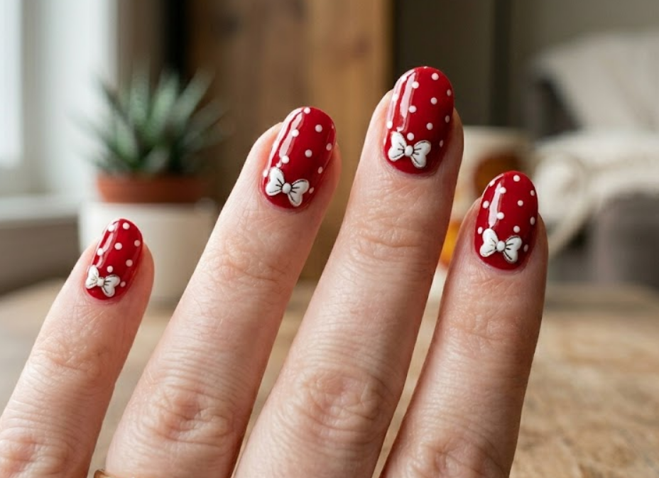 mickey mouse nails