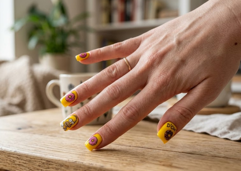 simpsons nails