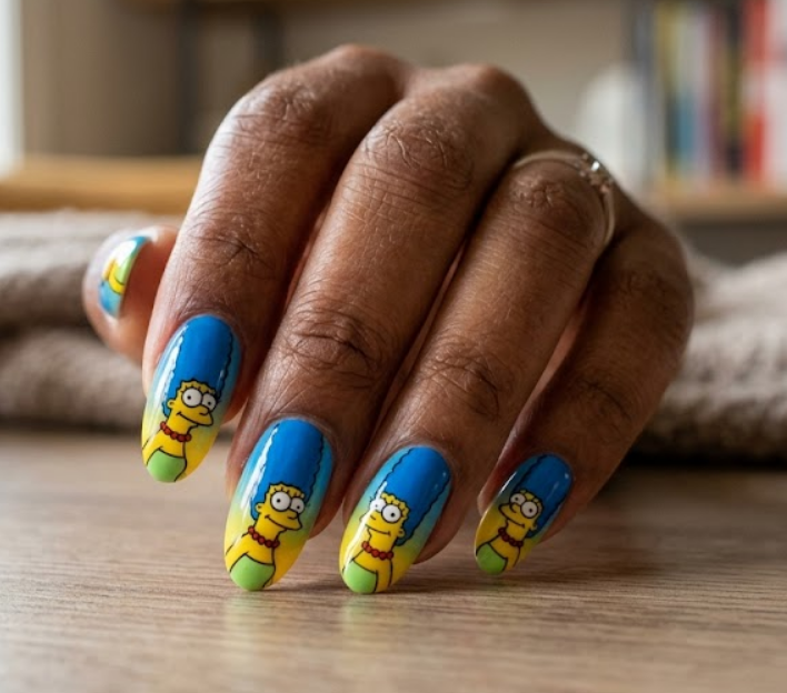 simpsons nails