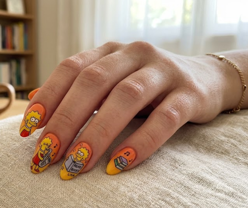 simpsons nails