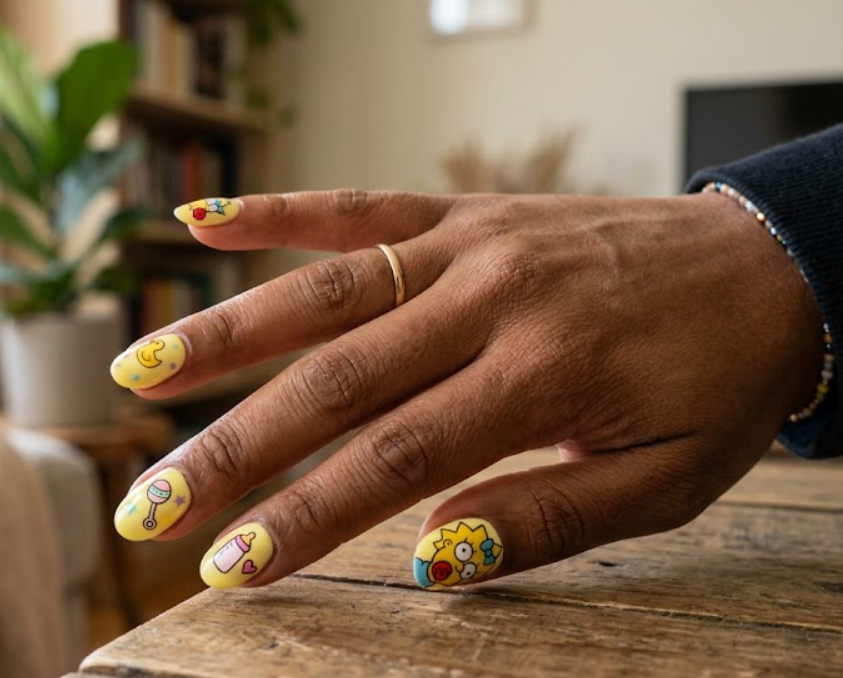 simpsons nails