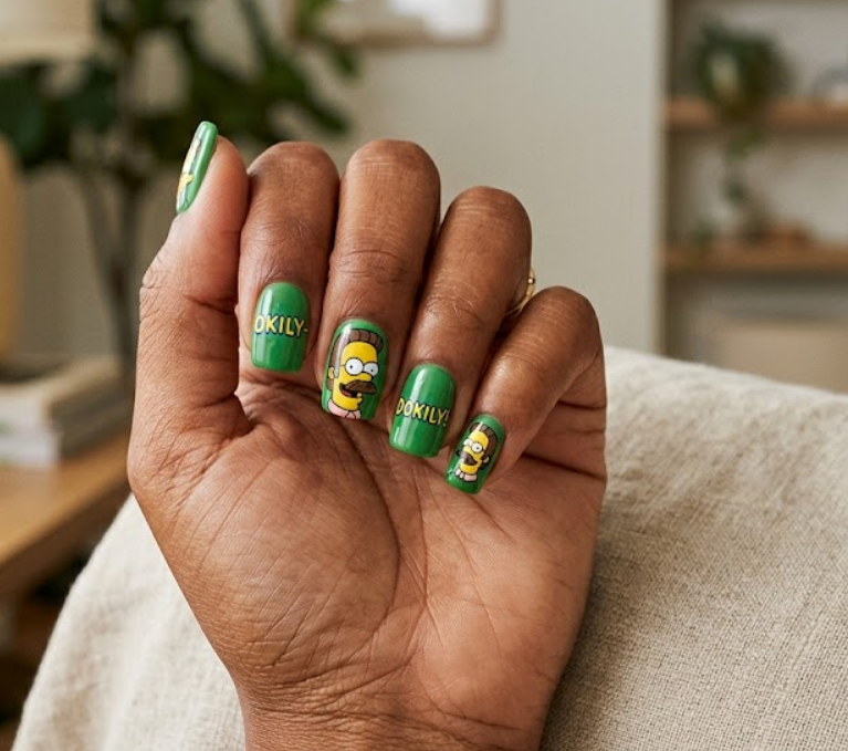 simpsons nails