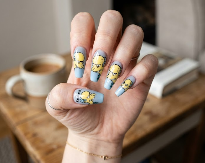 simpsons nails