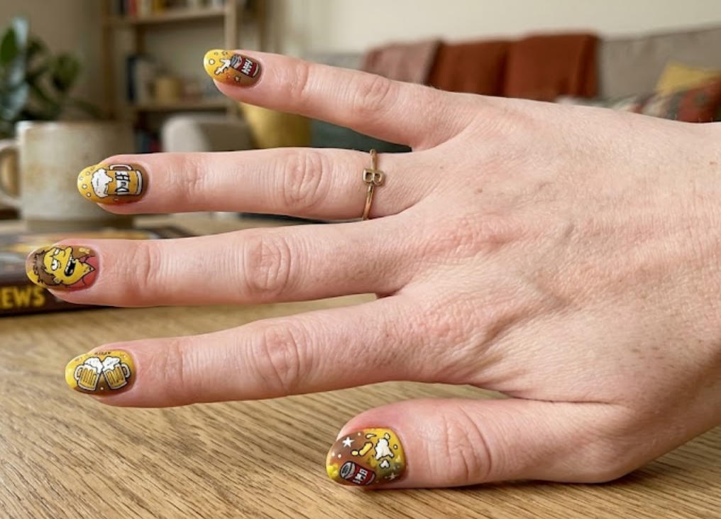 simpsons nails