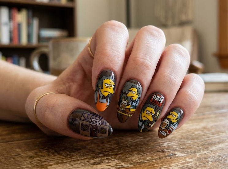 simpsons nails