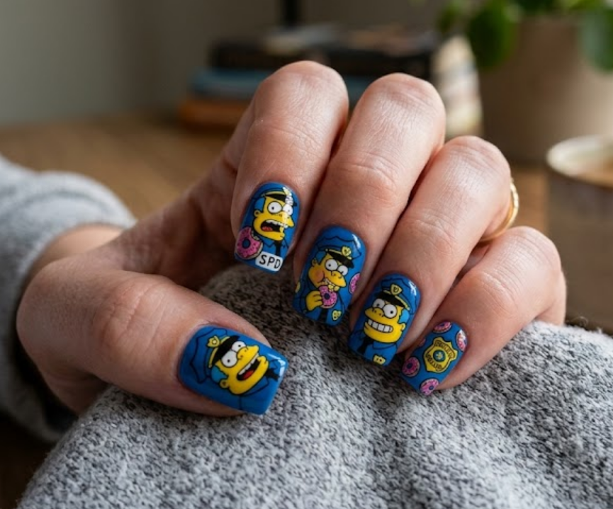 simpsons nails