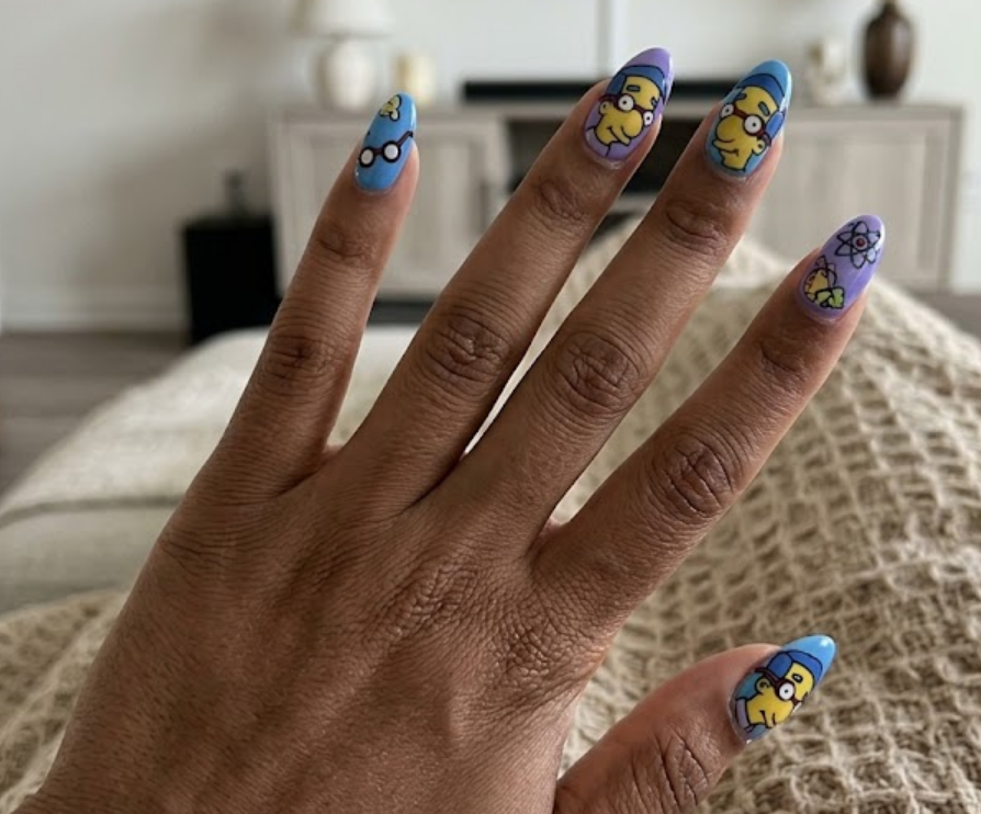 simpsons nails