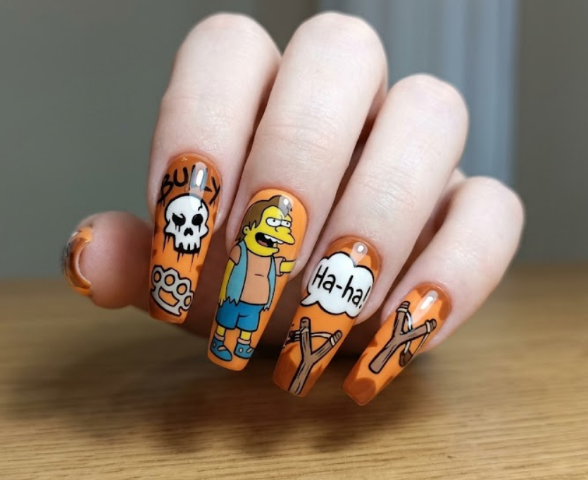 simpsons nails