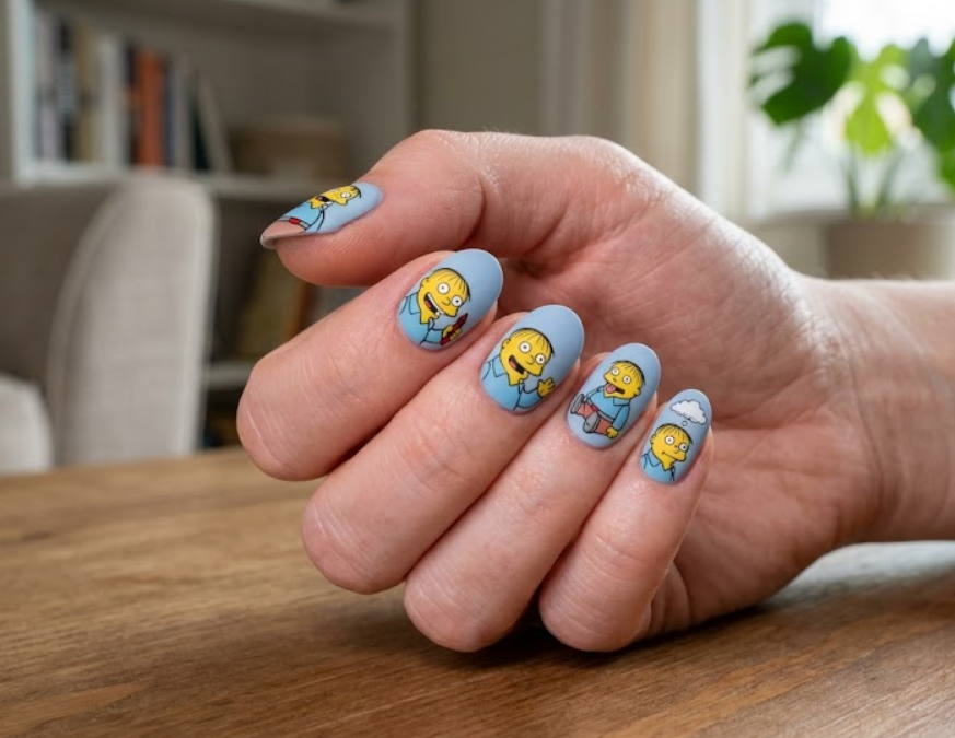 simpsons nails