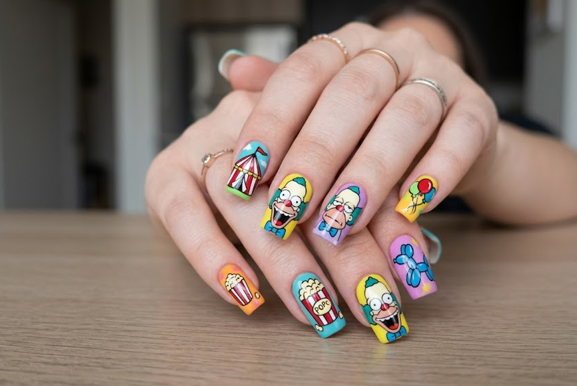 simpsons nails